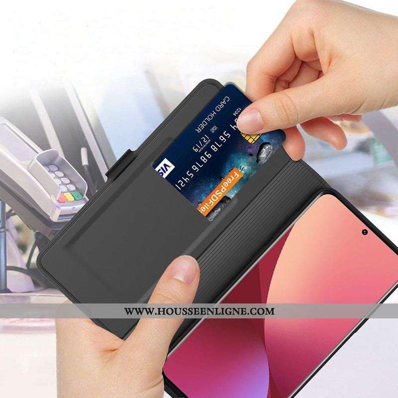 Flip Cover Xiaomi Redmi Note 12/Poco X5 5G Style Cuir