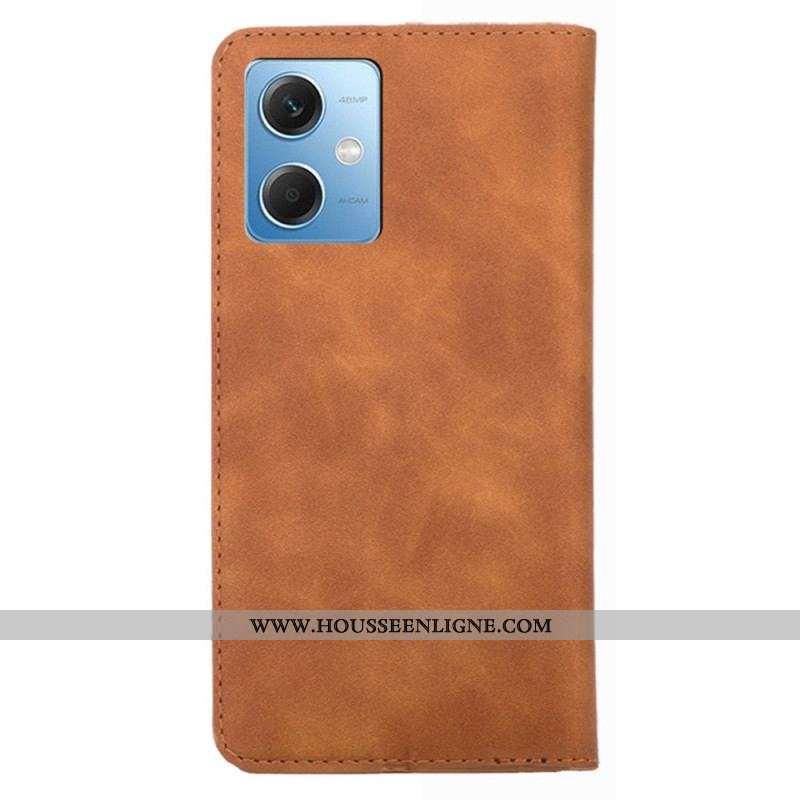 Flip Cover Xiaomi Redmi Note 12/Poco X5 5G Série Vintage