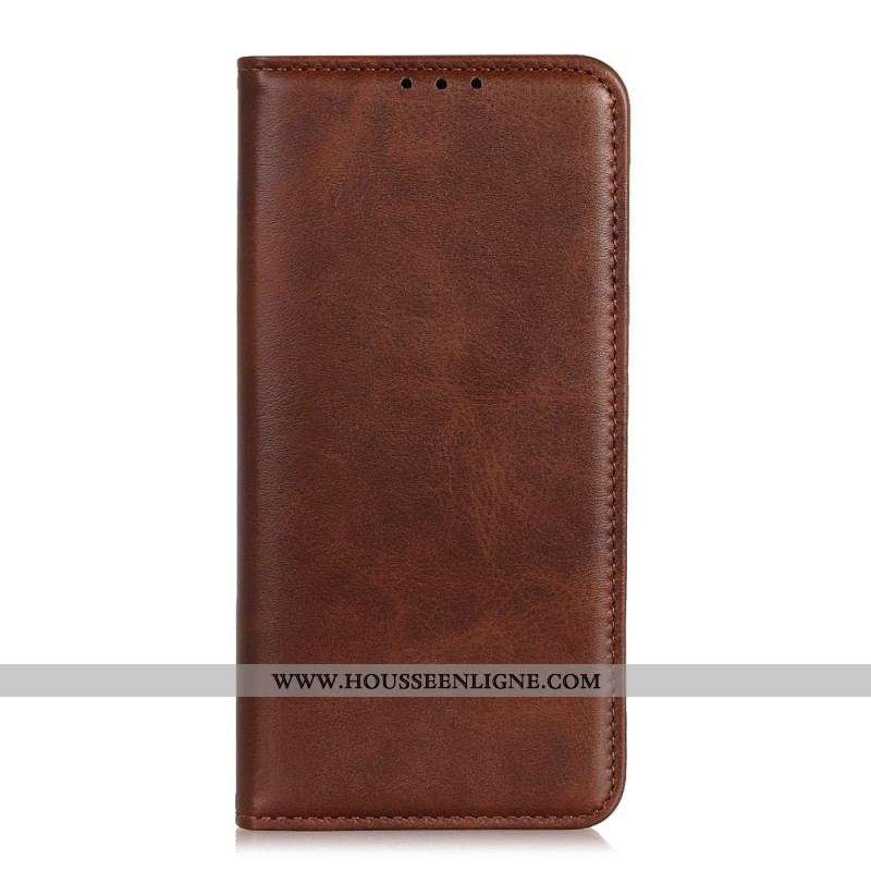 Flip Cover Xiaomi Redmi Note 12 Pro Plus Cuir Fendu Classique