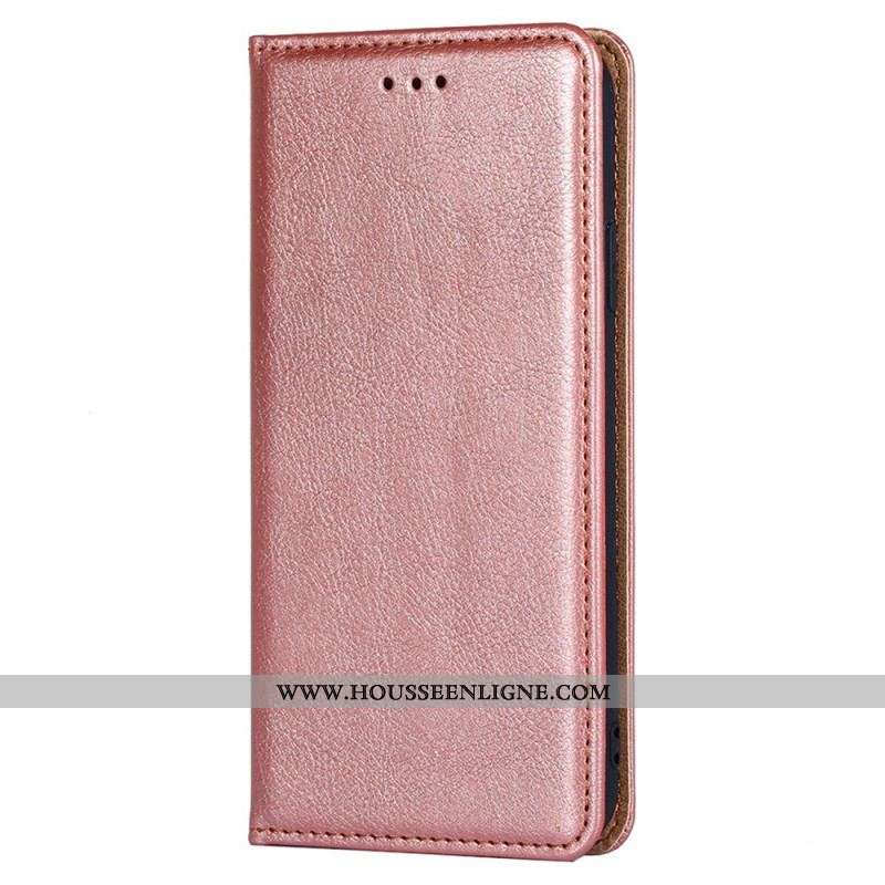Flip Cover Xiaomi Redmi Note 12 Pro/Poco X5 Pro 5G Simili Cuir Coutures