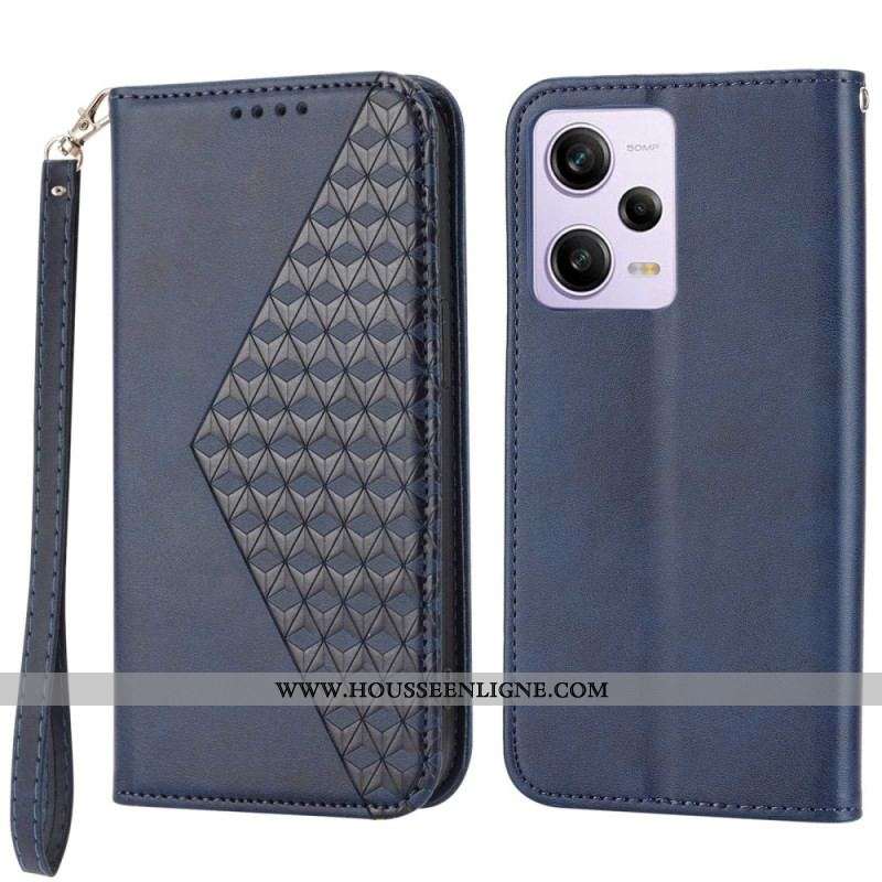 Flip Cover Xiaomi Redmi Note 12 Pro/Poco X5 Pro 5G Style Cuir Motif 3D