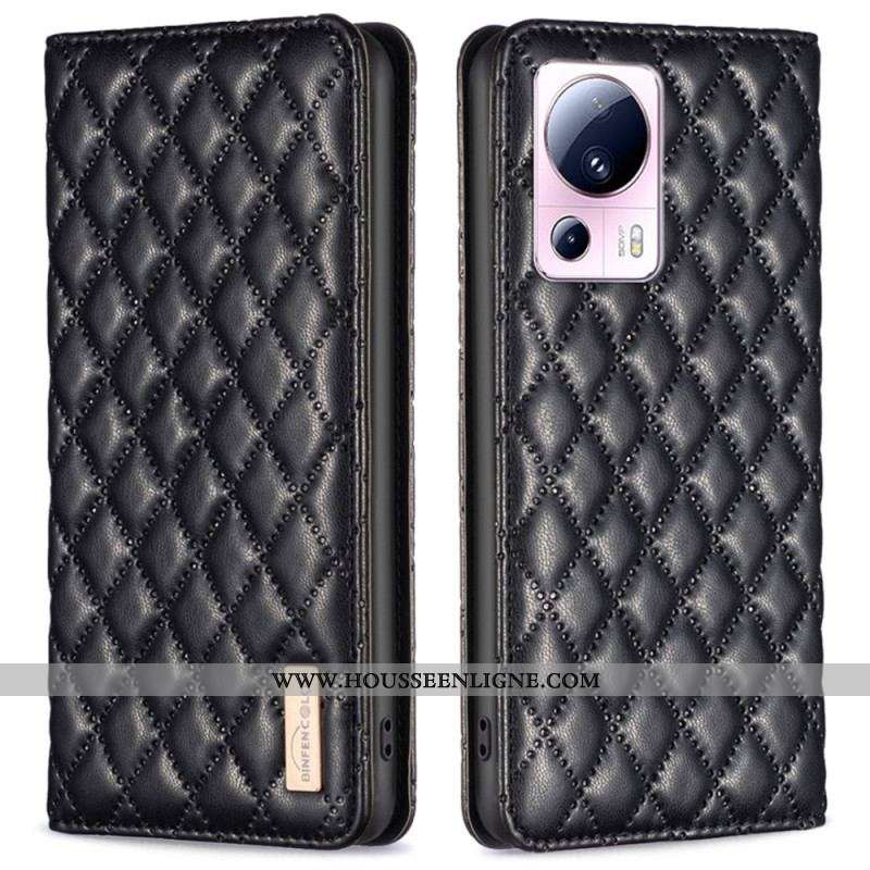 Flip Cover Xioami 13 Lite Binfen Color Style Matelassé