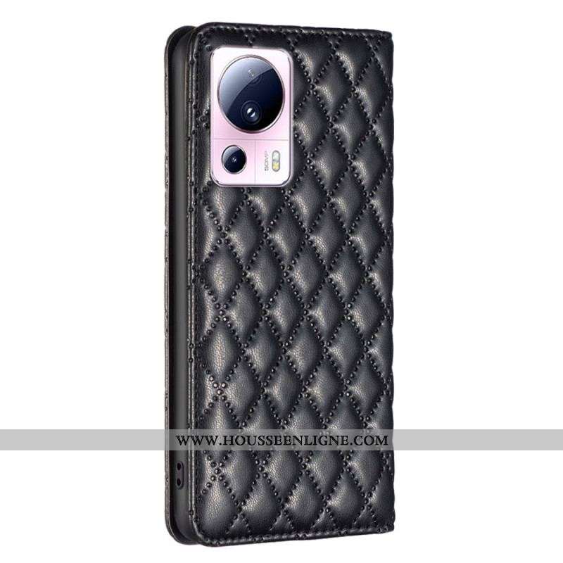 Flip Cover Xioami 13 Lite Binfen Color Style Matelassé