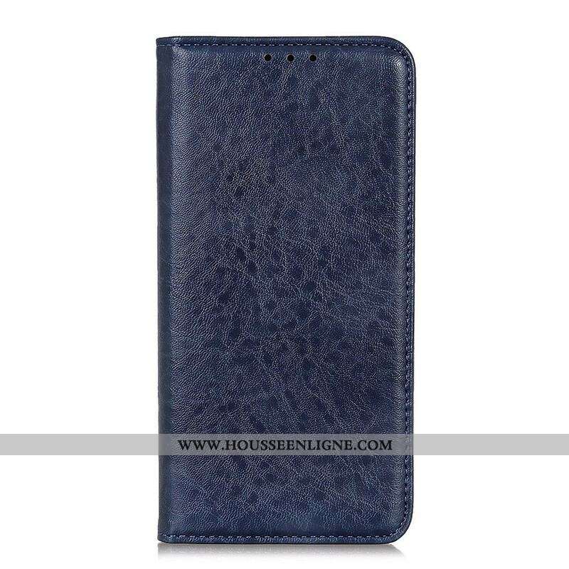 Flip Cover iPhone 13 Mini Cuir Fendu Texturé