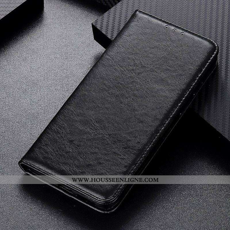 Flip Cover iPhone 13 Mini Cuir Fendu Texturé