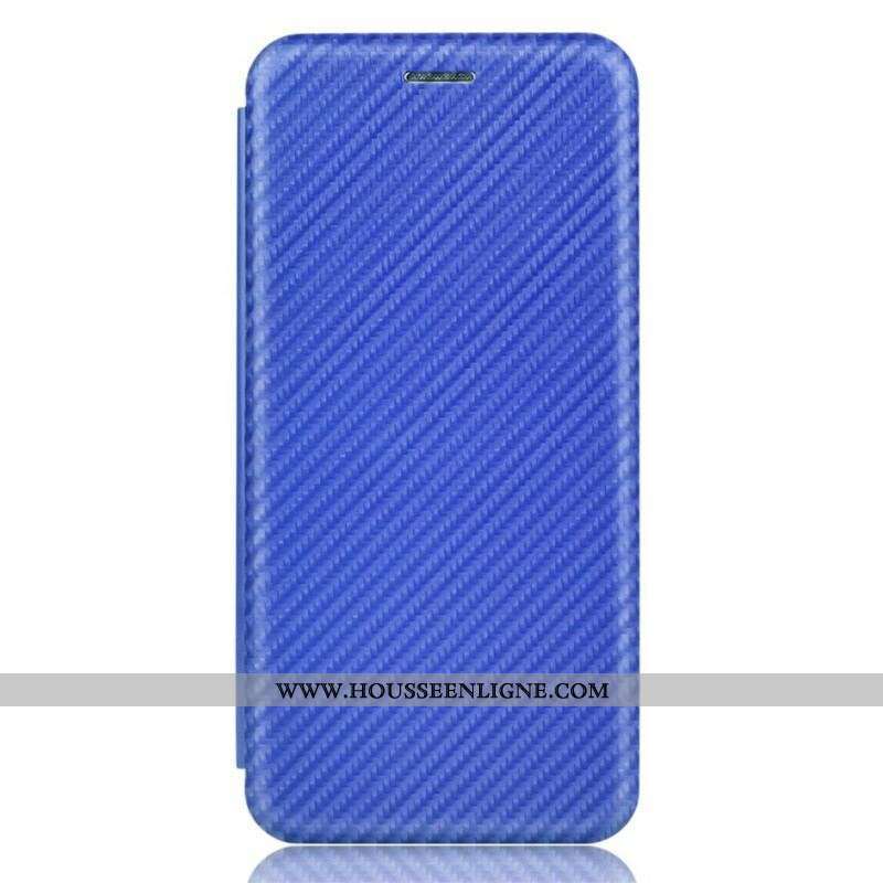 Flip Cover iPhone 13 Mini Fibre Carbone
