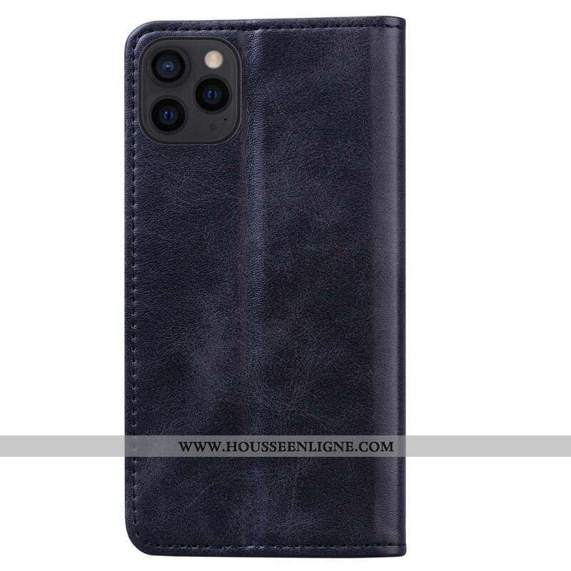 Flip Cover iPhone 13 Pro Effet Cuir Business Bicolore