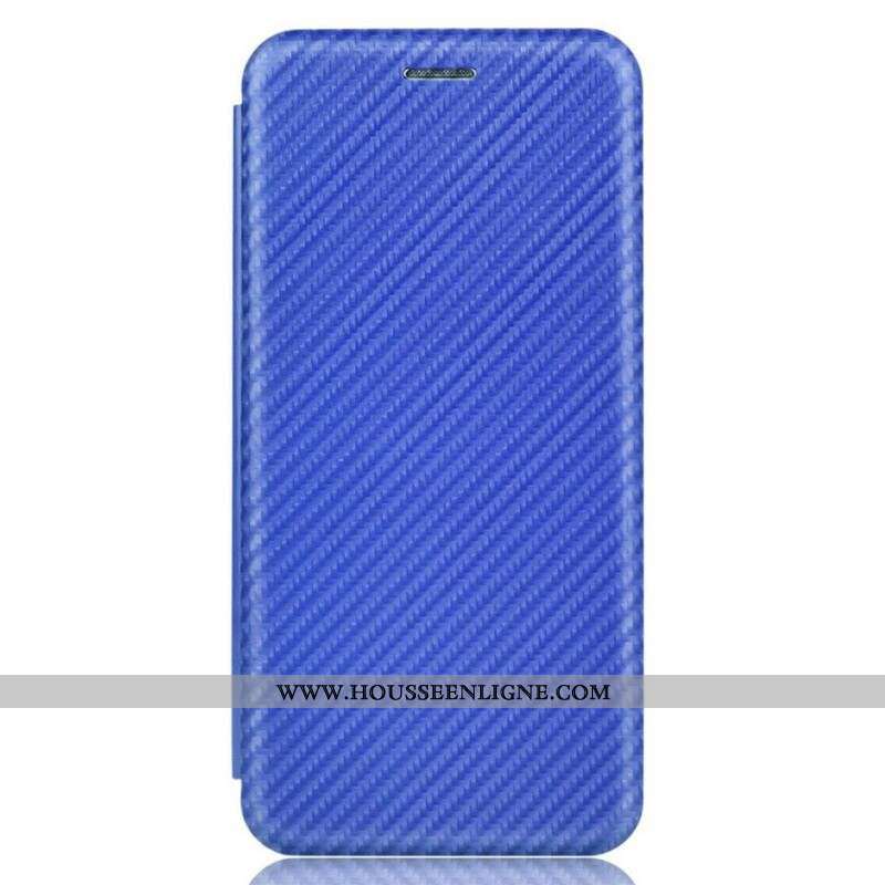 Flip Cover iPhone 13 Pro Fibre Carbone