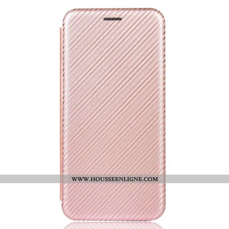 Flip Cover iPhone 13 Pro Max Fibre Carbone