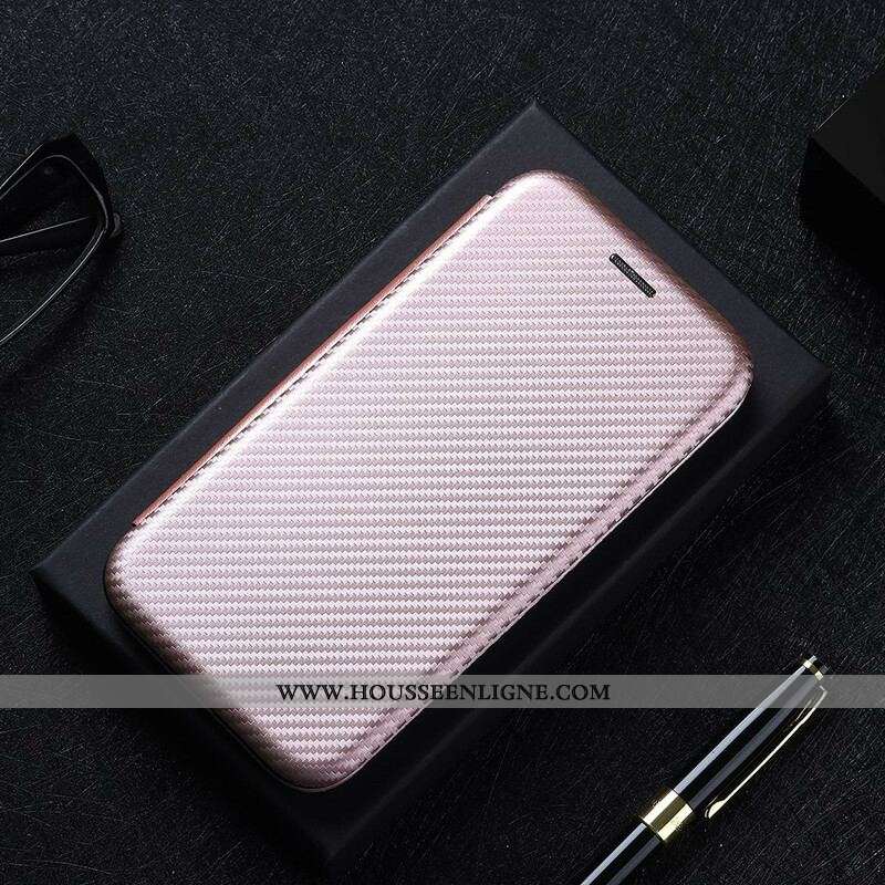 Flip Cover iPhone 13 Pro Max Fibre Carbone