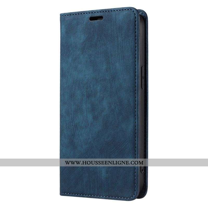 Flip Cover iPhone 14 Plus Simili Cuir Coloré