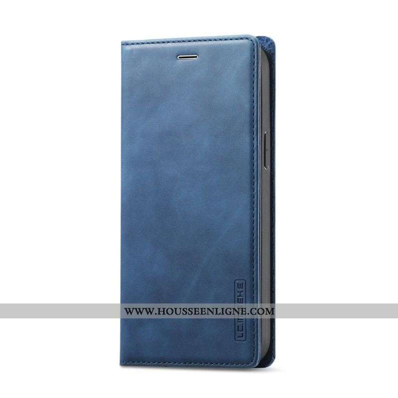 Flip Cover iPhone 14 Plus Simili Cuir Lc.Imeeke