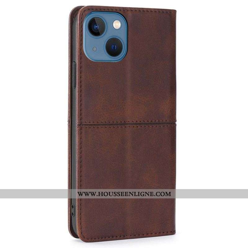 Flip Cover iPhone 14 Plus Vintage Stylée