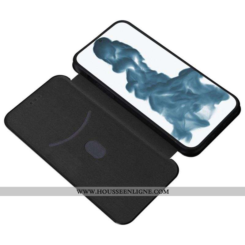 Flip Cover iPhone 14 Pro Fibre Carbone Colorée