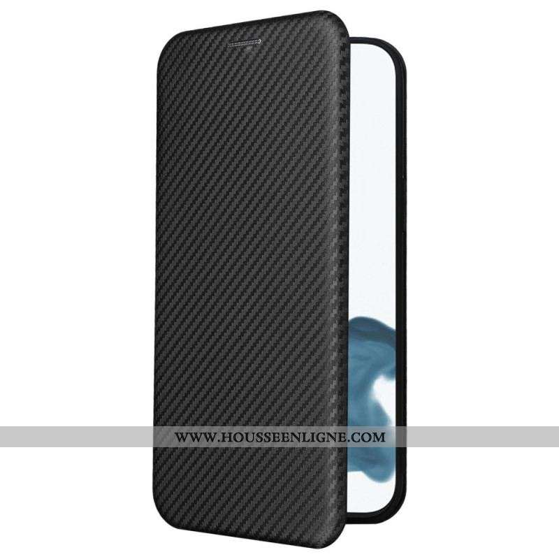 Flip Cover iPhone 14 Pro Fibre Carbone Colorée