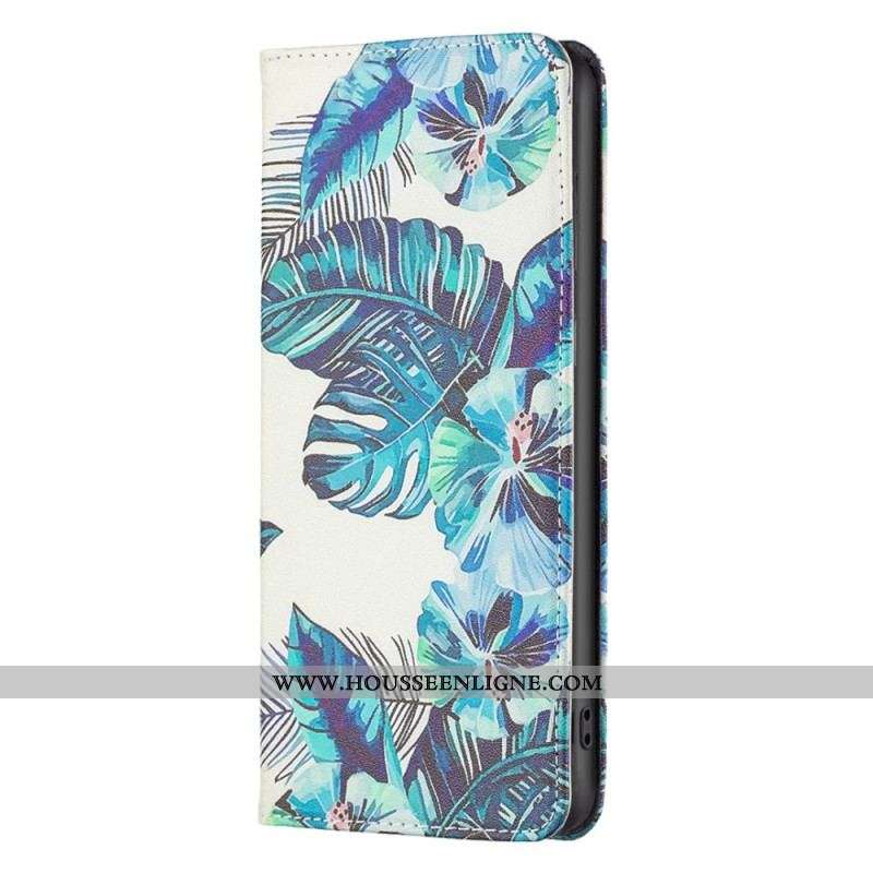 Flip Cover iPhone 14 Pro Max Feuilles