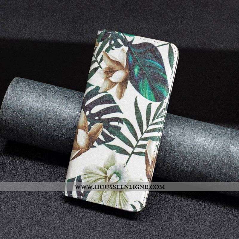 Flip Cover iPhone 14 Pro Max Feuilles