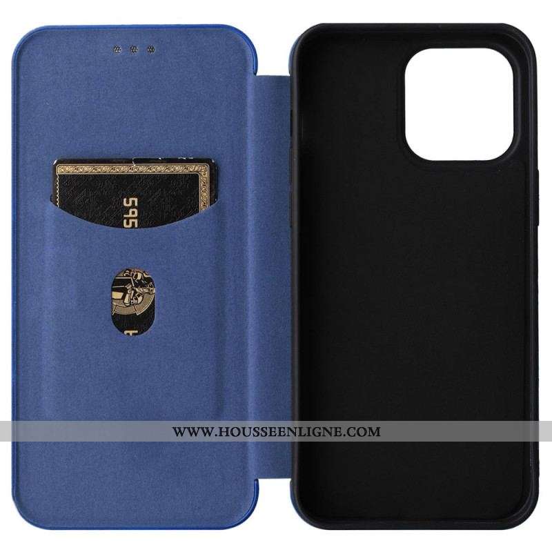 Flip Cover iPhone 14 Pro Max Fibre Carbone