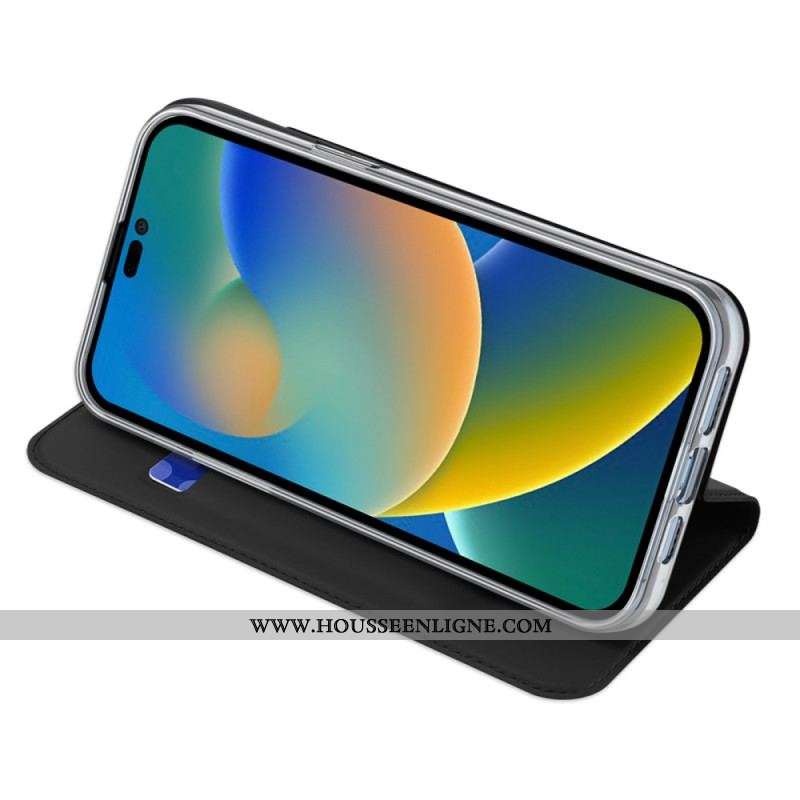 Flip Cover iPhone 14 Pro Max Skin Pro DUX DUCIS
