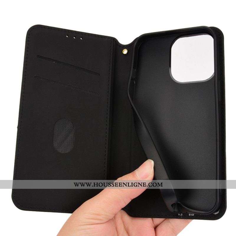Flip Cover iPhone 14 Pro Max Texture 3D