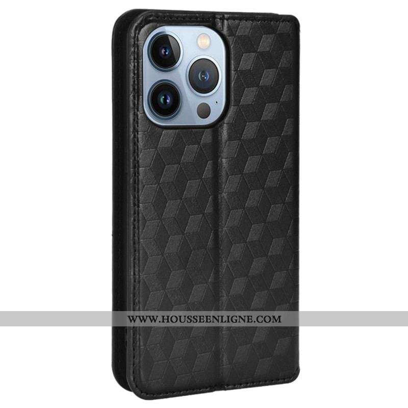 Flip Cover iPhone 14 Pro Max Texture 3D