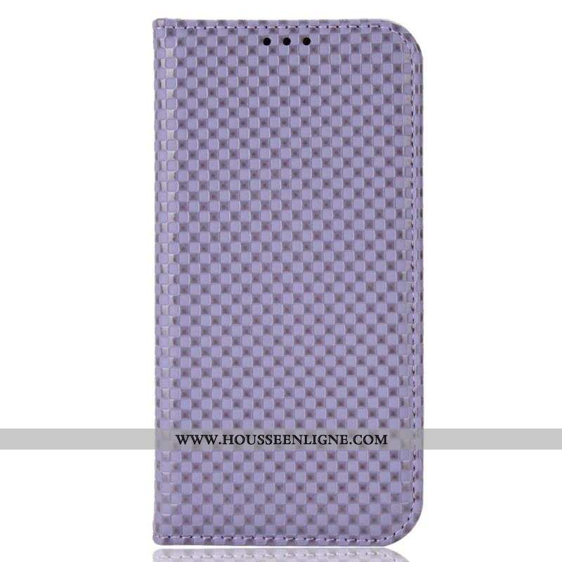 Flip Cover iPhone 14 Pro Max Texturée