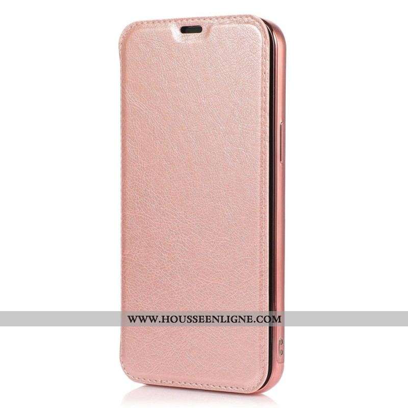 Flip Cover iPhone 14 Pro Simili Cuir Porte-Carte