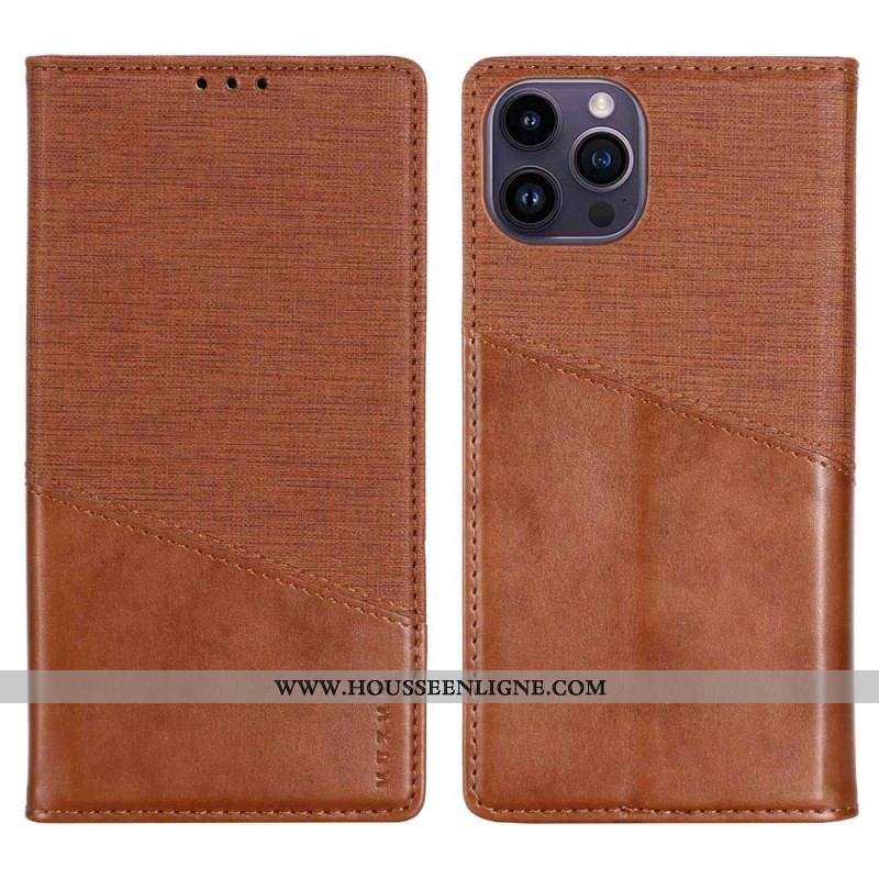 Flip Cover iPhone 14 Pro Style Canevas RFID
