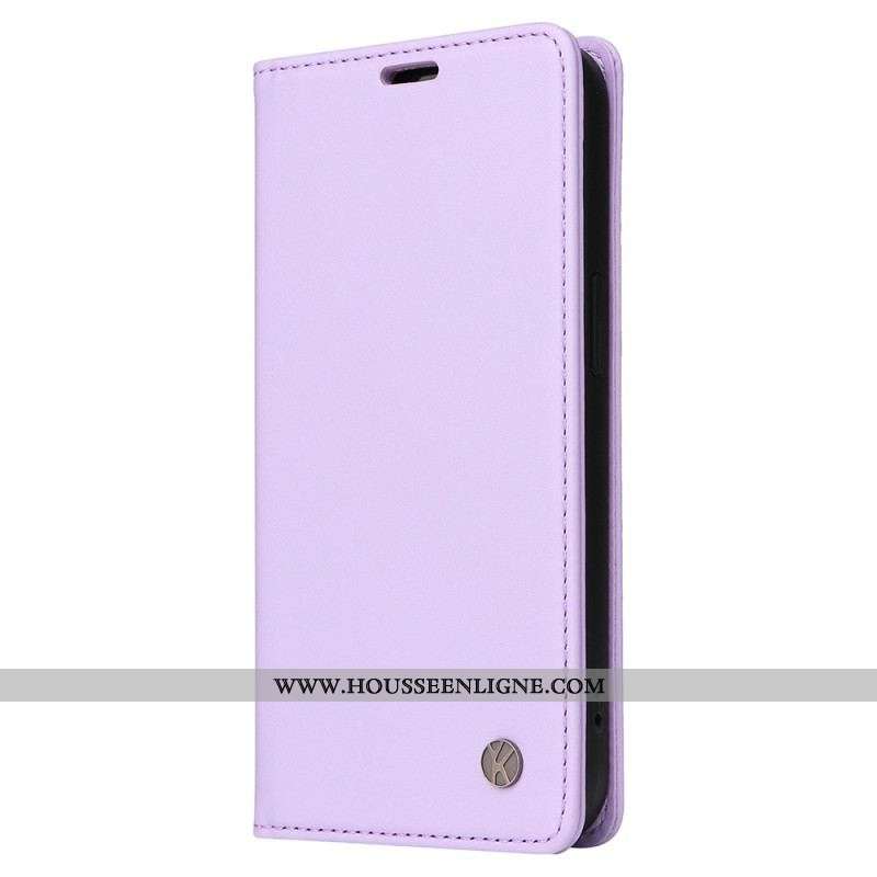 Flip Cover iPhone 14 Rivet Décoratif