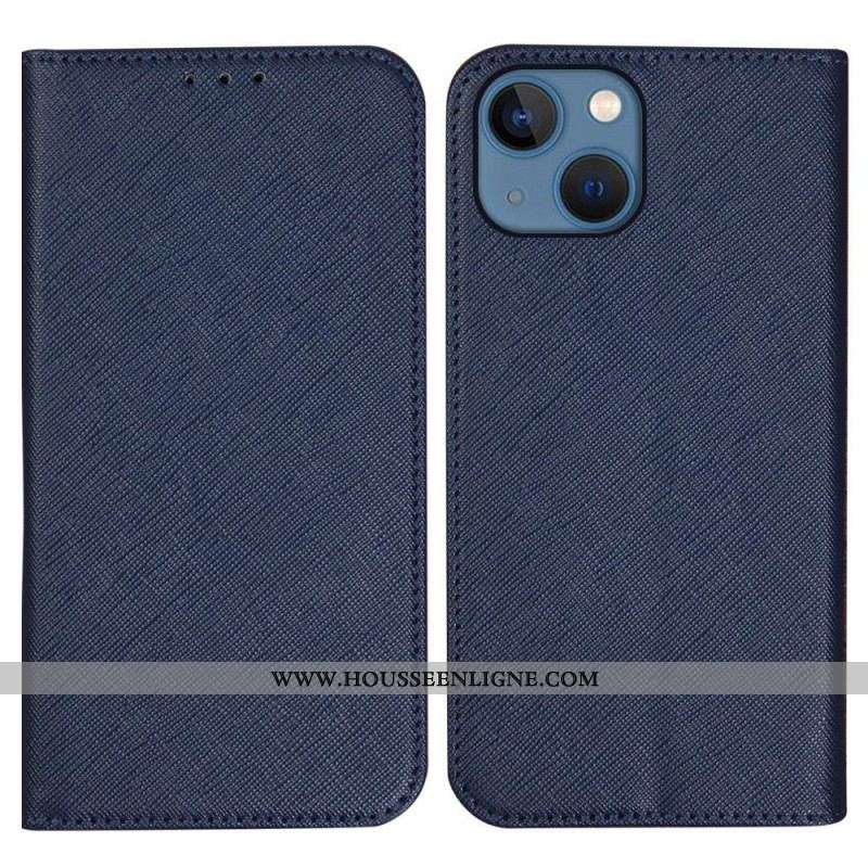 Flip Cover iPhone 14 Texturée