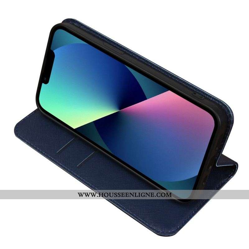 Flip Cover iPhone 14 Texturée
