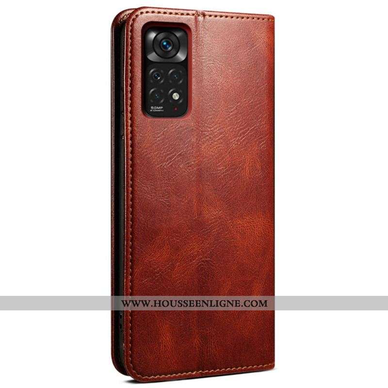 Flip Xiaomi Redmi Note 11 / 11s Simili Cuir Ciré
