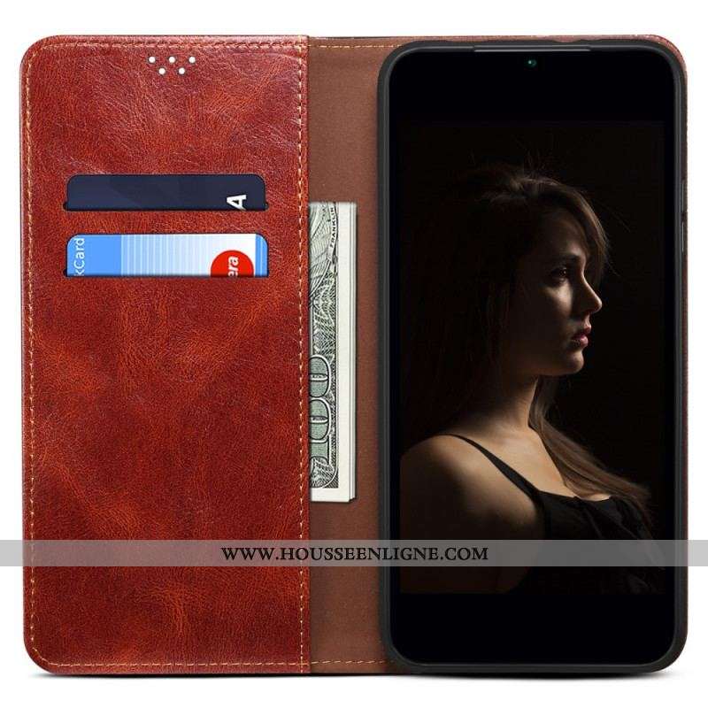 Flip Xiaomi Redmi Note 11 / 11s Simili Cuir Ciré
