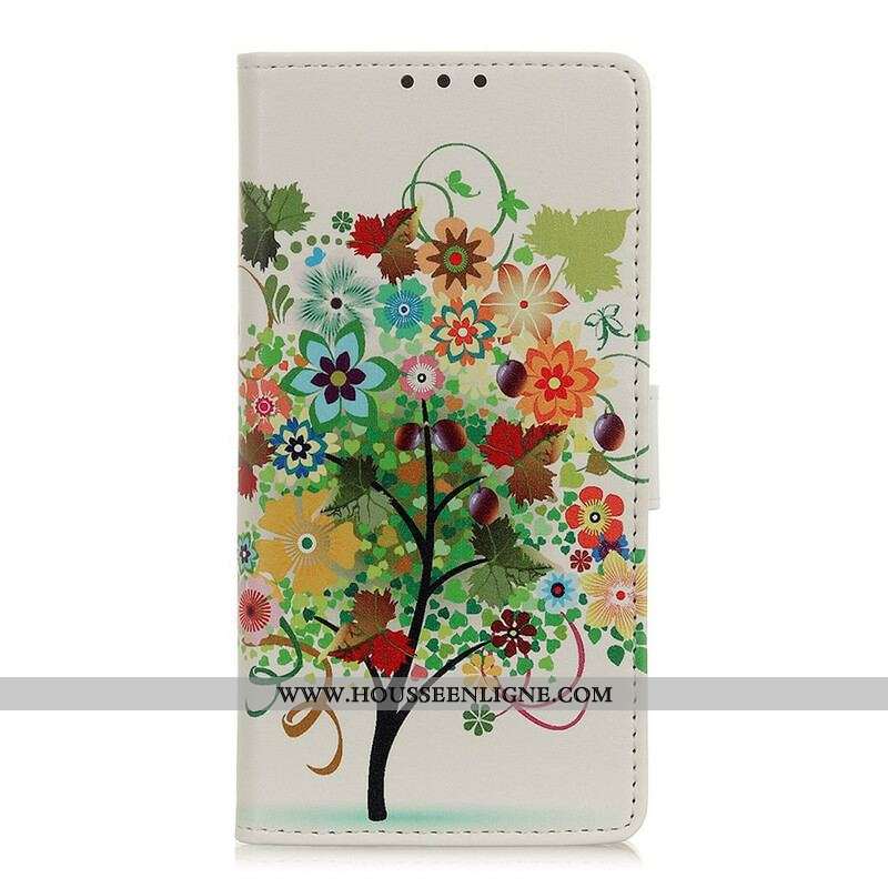 Housse A52 4G / A52 5G / A52s 5G Arbre Fleuri