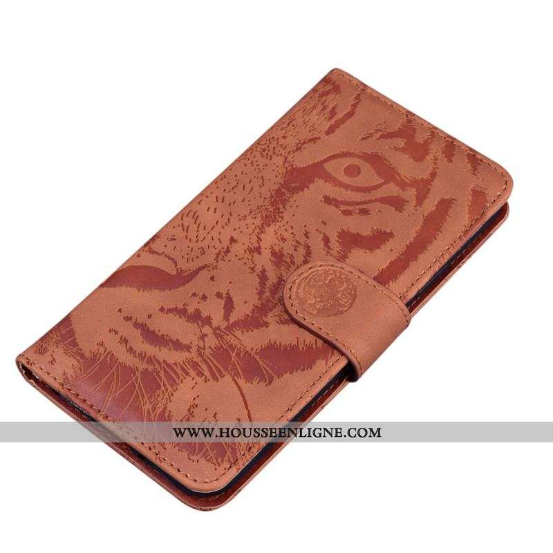 Housse Google Pixel 6 Pro Empreinte Face de Tigre