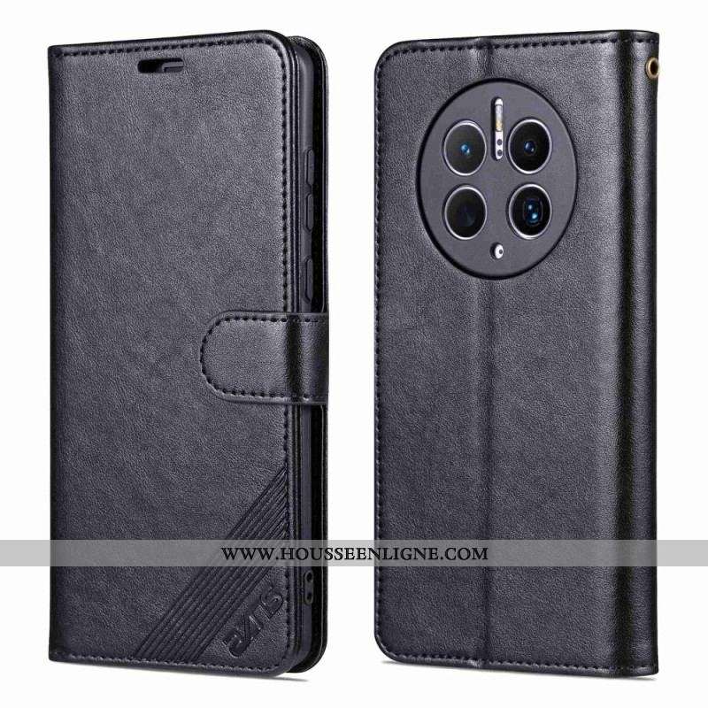 Housse Huawei 50 Pro Effet Cuir AZNS