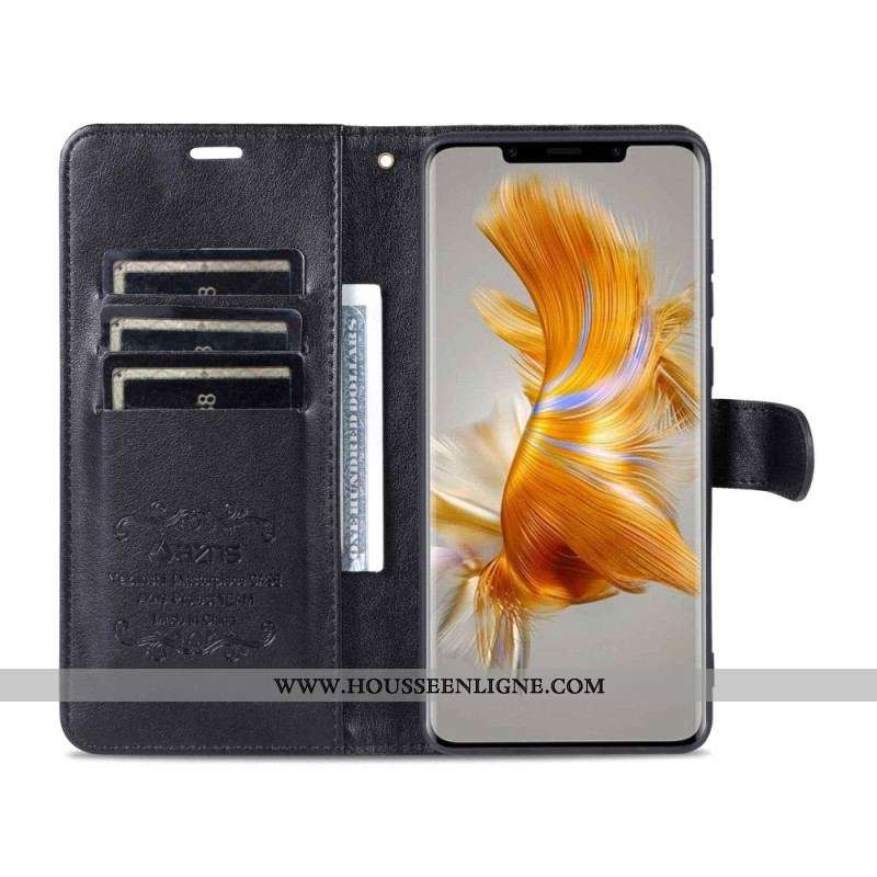 Housse Huawei 50 Pro Effet Cuir AZNS