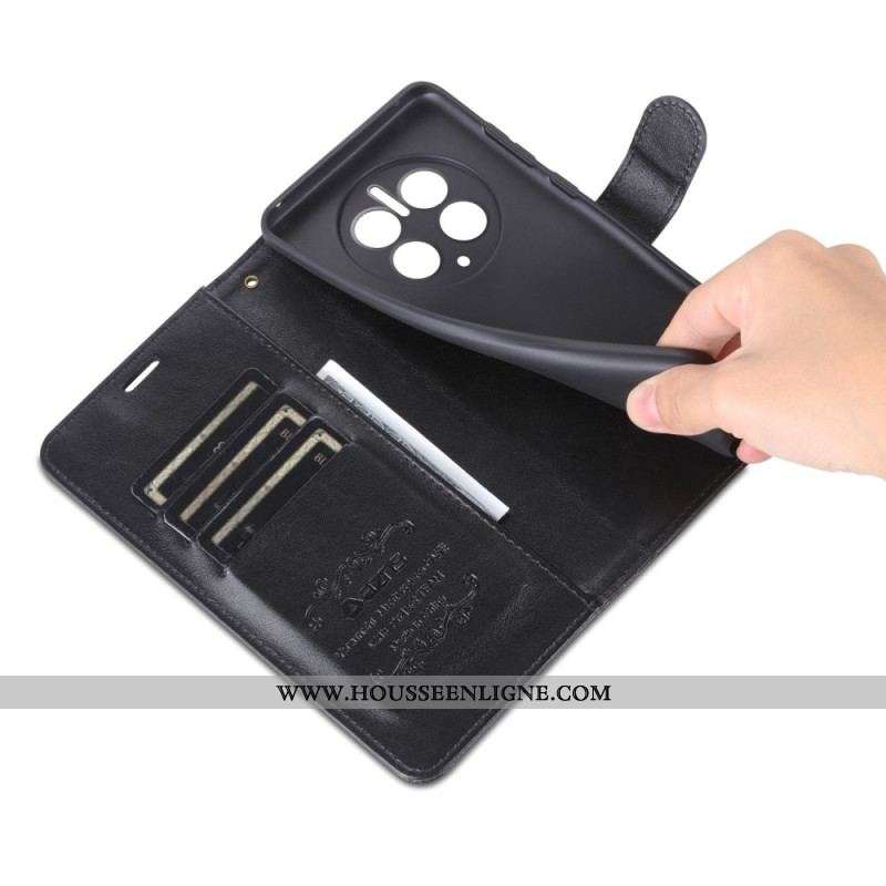 Housse Huawei 50 Pro Effet Cuir AZNS