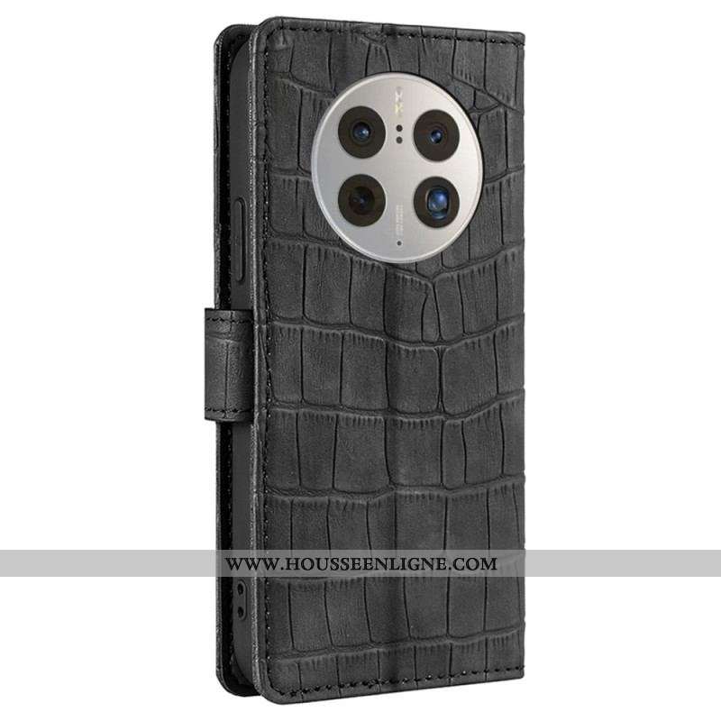Housse Huawei Mate 50 Pro Crocodile