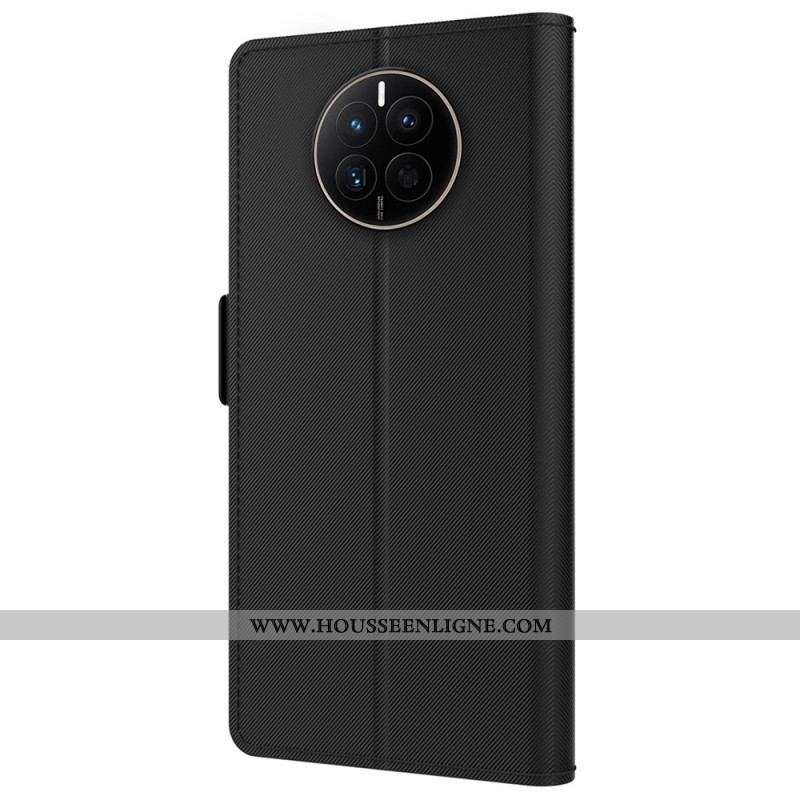 Housse Huawei Mate 50 Pro Miroir et Porte-Cartes Amovible