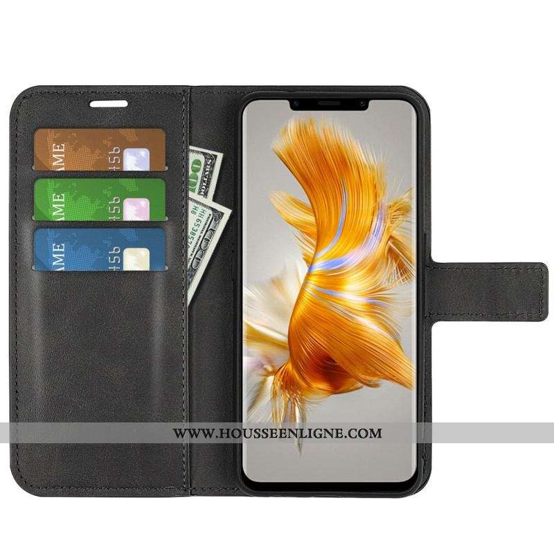 Housse Huawei Mate 50 Pro Simili Cuir Design Plus