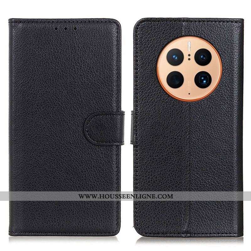 Housse Huawei Mate 50 Pro Simili Cuir Traditionnel