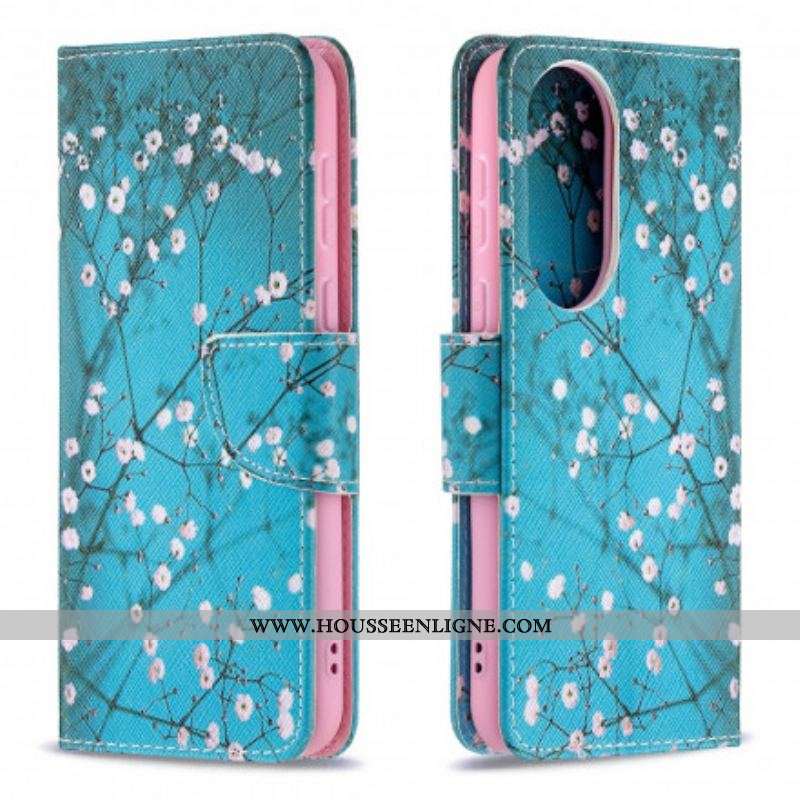 Housse Huawei P50 Arbre Fleuri