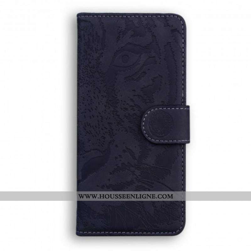 Housse Huawei P50 Empreinte Face de Tigre