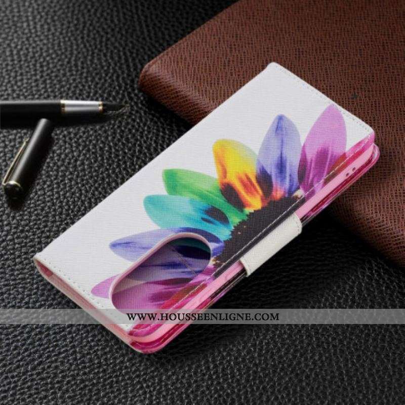 Housse Huawei P50 Fleur Aquarelle