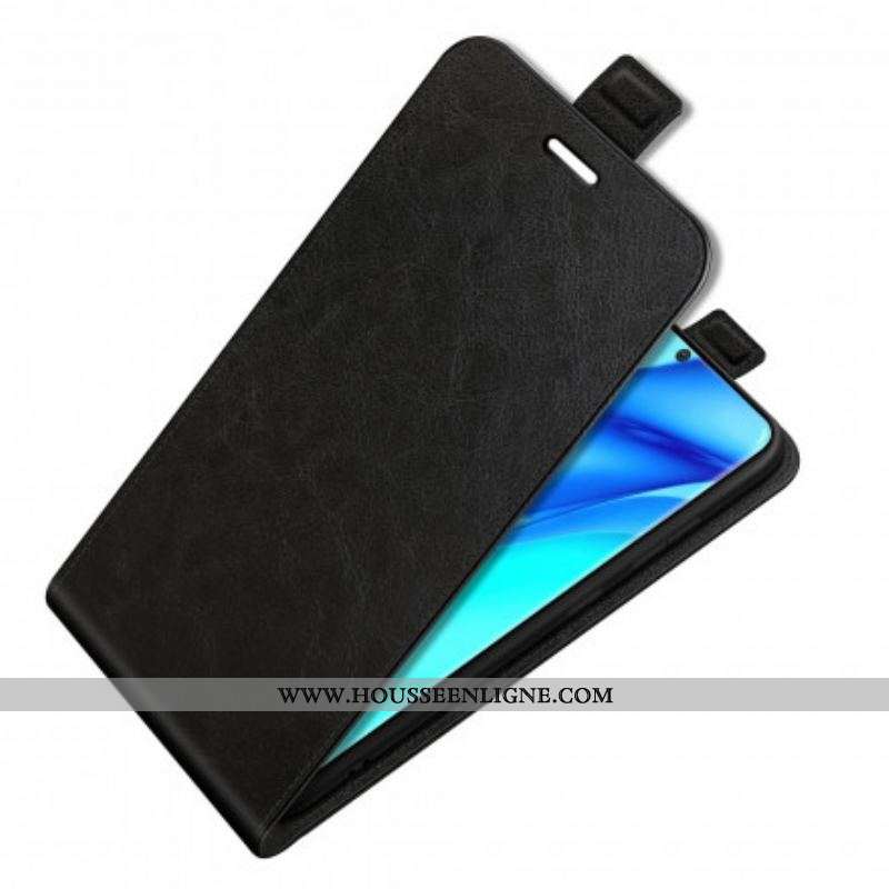 Housse Huawei P50 Pro Effet Cuir Rabat Vertical
