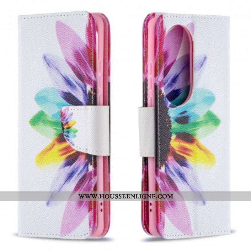 Housse Huawei P50 Pro Fleur Aquarelle