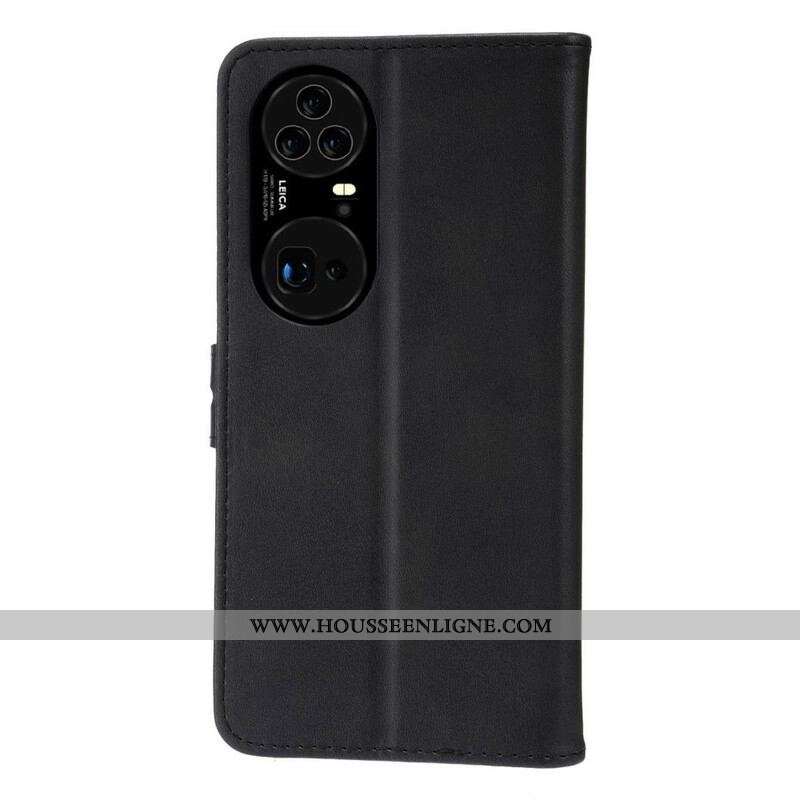 Housse Huawei P50 Pro Simili Cuir Chaton
