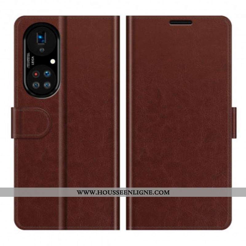 Housse Huawei P50 Pro Style Cuir Design