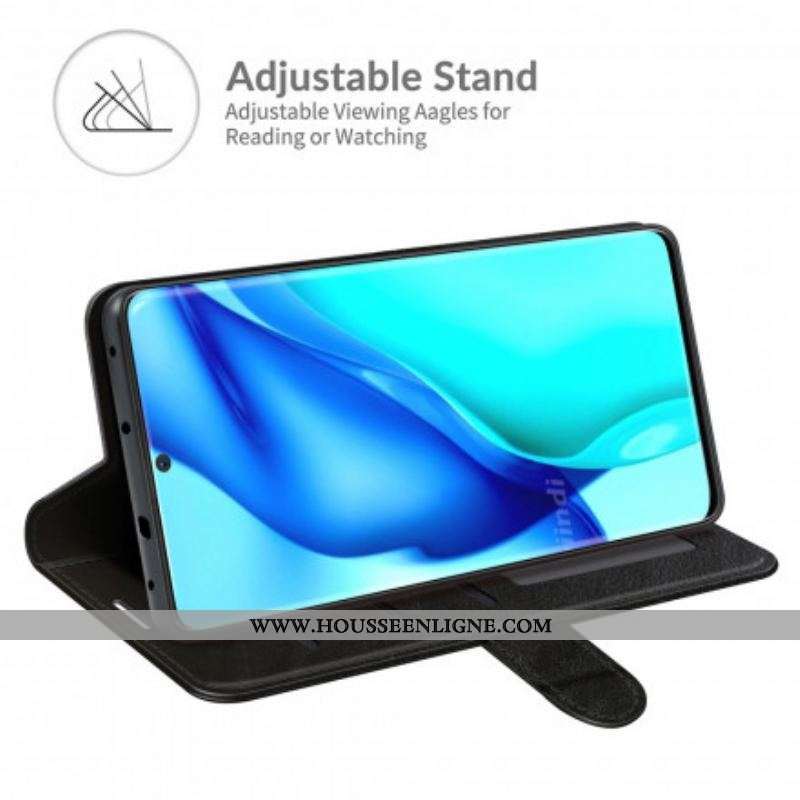 Housse Huawei P50 Pro Style Cuir Design